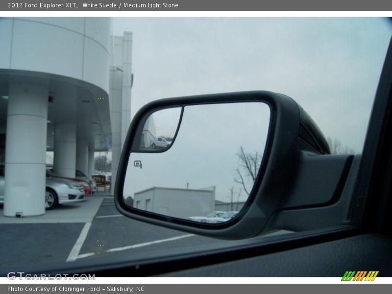 White Suede / Medium Light Stone 2012 Ford Explorer XLT