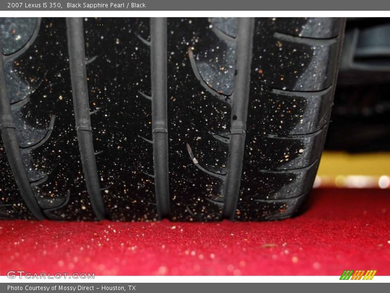 Black Sapphire Pearl / Black 2007 Lexus IS 350