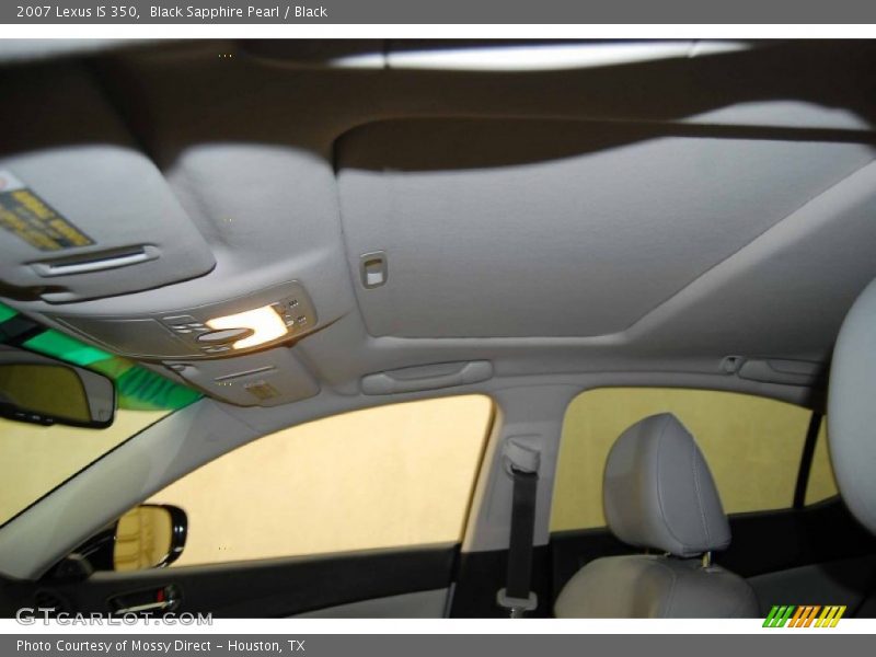 Black Sapphire Pearl / Black 2007 Lexus IS 350