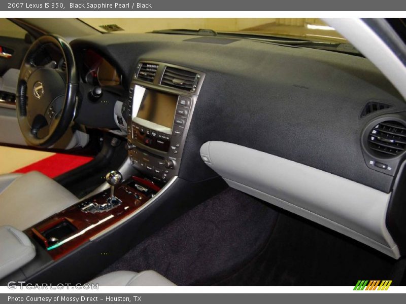 Black Sapphire Pearl / Black 2007 Lexus IS 350