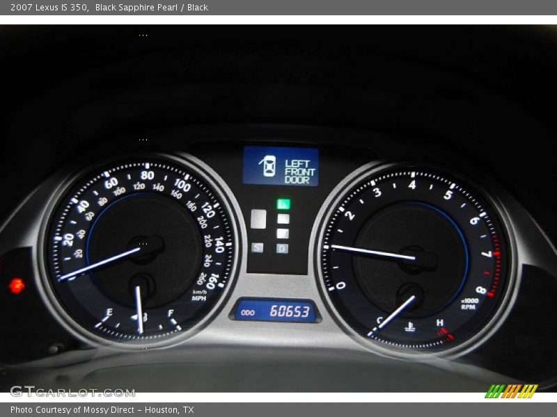  2007 IS 350 350 Gauges