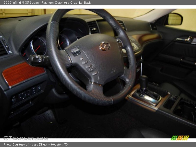 Platinum Graphite / Graphite Black 2009 Infiniti M 35 Sedan