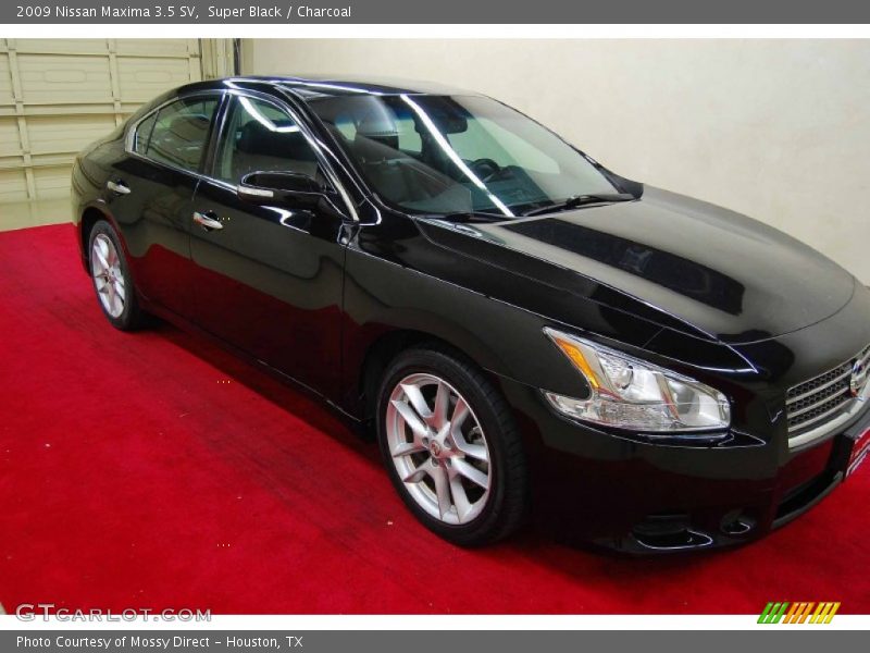 Super Black / Charcoal 2009 Nissan Maxima 3.5 SV