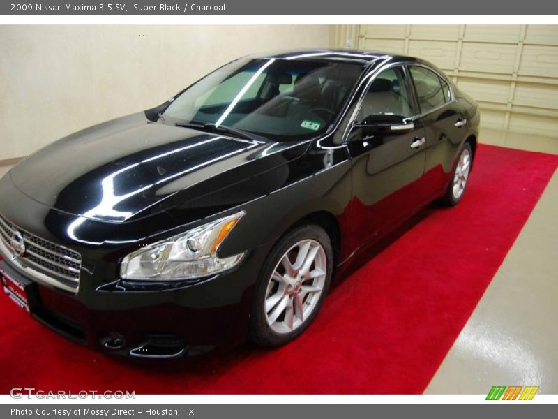 Super Black / Charcoal 2009 Nissan Maxima 3.5 SV