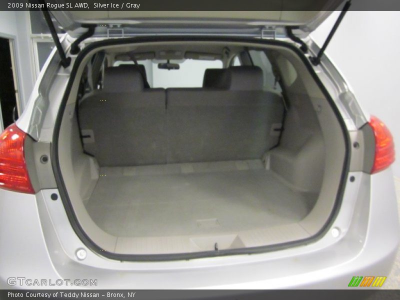 Silver Ice / Gray 2009 Nissan Rogue SL AWD