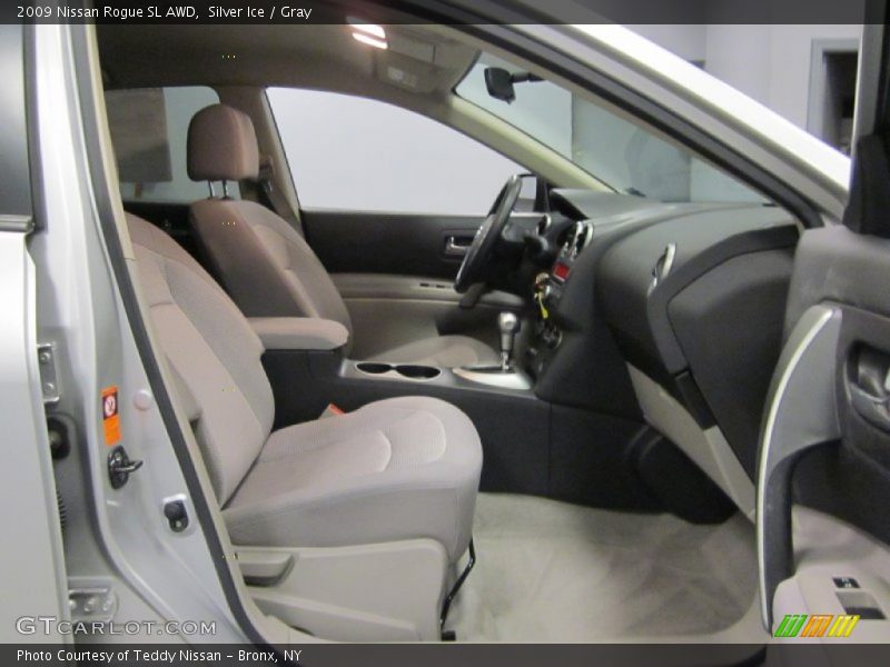 Silver Ice / Gray 2009 Nissan Rogue SL AWD