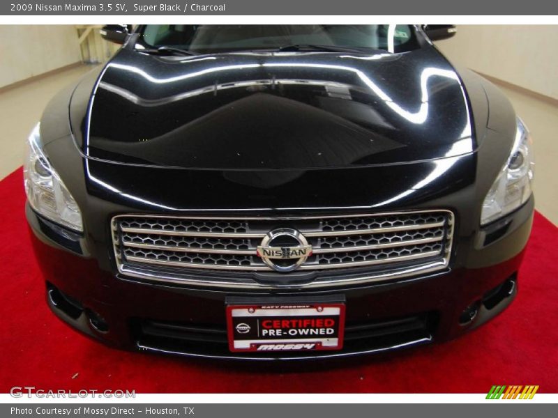 Super Black / Charcoal 2009 Nissan Maxima 3.5 SV