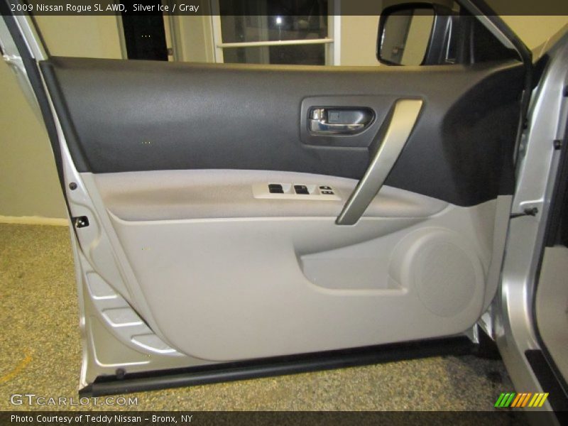 Silver Ice / Gray 2009 Nissan Rogue SL AWD