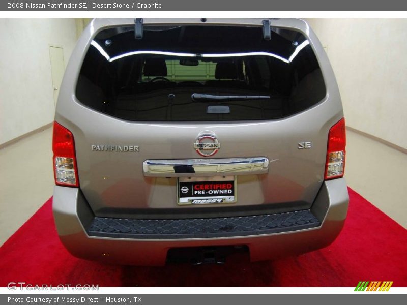 Desert Stone / Graphite 2008 Nissan Pathfinder SE