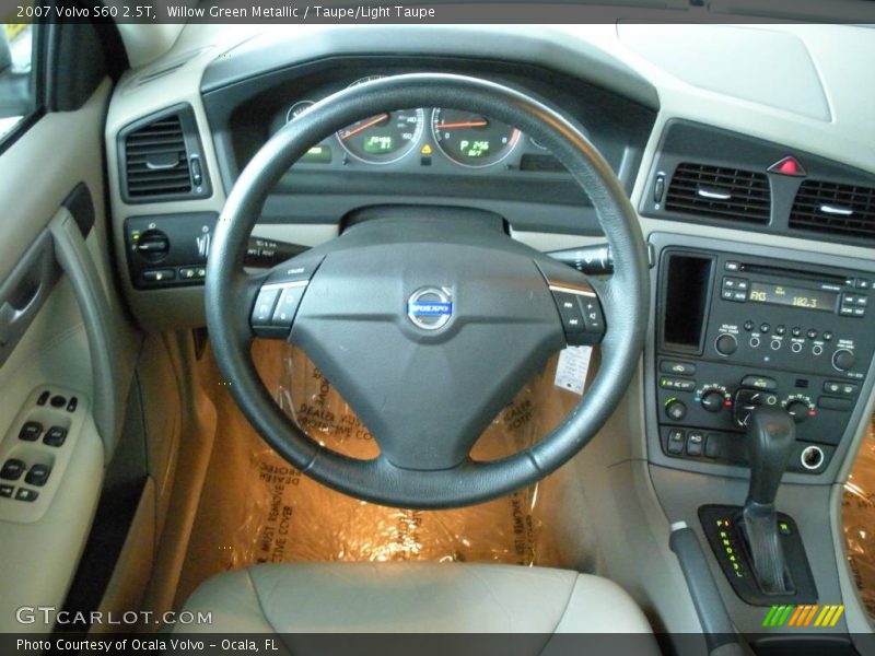 Willow Green Metallic / Taupe/Light Taupe 2007 Volvo S60 2.5T