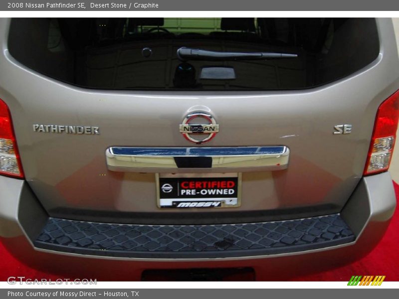 Desert Stone / Graphite 2008 Nissan Pathfinder SE