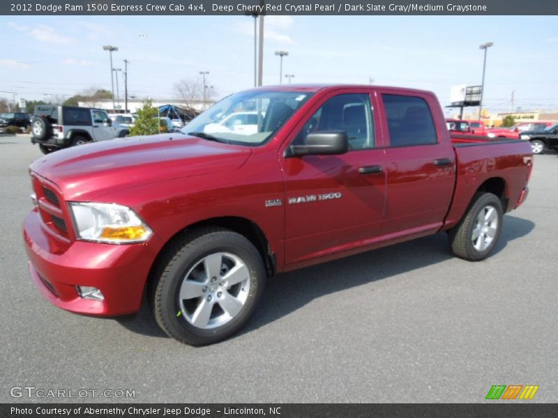 Deep Cherry Red Crystal Pearl / Dark Slate Gray/Medium Graystone 2012 Dodge Ram 1500 Express Crew Cab 4x4