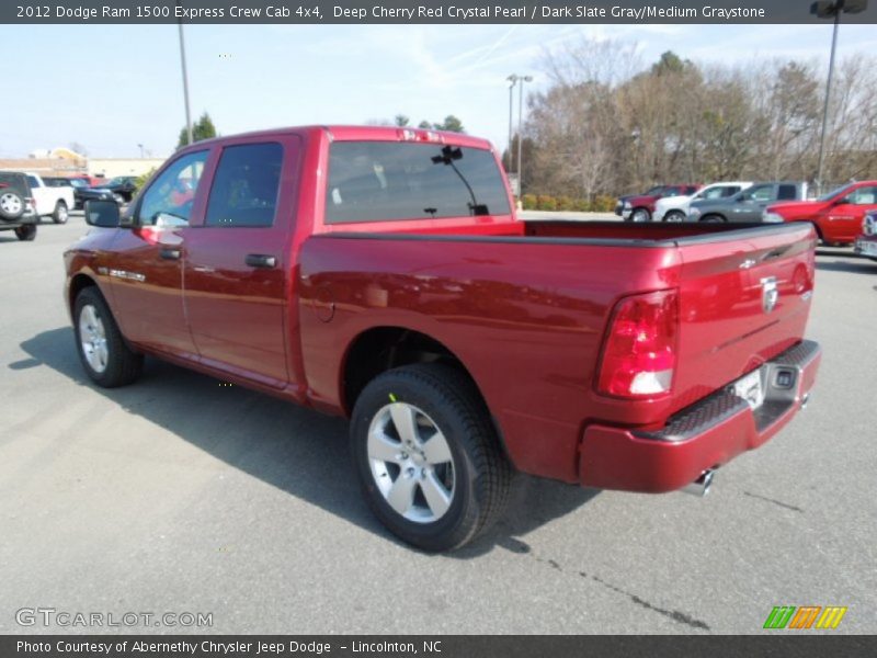 Deep Cherry Red Crystal Pearl / Dark Slate Gray/Medium Graystone 2012 Dodge Ram 1500 Express Crew Cab 4x4