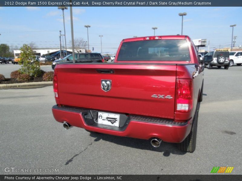 Deep Cherry Red Crystal Pearl / Dark Slate Gray/Medium Graystone 2012 Dodge Ram 1500 Express Crew Cab 4x4