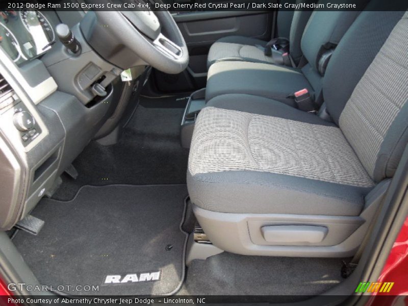 Deep Cherry Red Crystal Pearl / Dark Slate Gray/Medium Graystone 2012 Dodge Ram 1500 Express Crew Cab 4x4