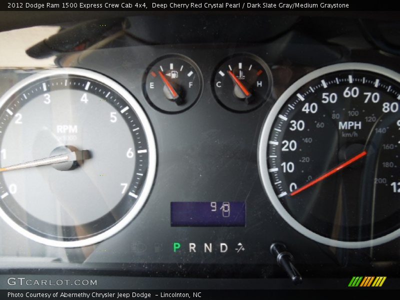 Deep Cherry Red Crystal Pearl / Dark Slate Gray/Medium Graystone 2012 Dodge Ram 1500 Express Crew Cab 4x4