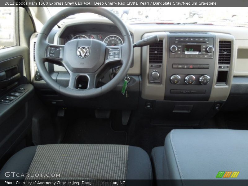 Deep Cherry Red Crystal Pearl / Dark Slate Gray/Medium Graystone 2012 Dodge Ram 1500 Express Crew Cab 4x4