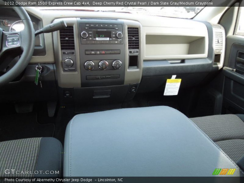 Deep Cherry Red Crystal Pearl / Dark Slate Gray/Medium Graystone 2012 Dodge Ram 1500 Express Crew Cab 4x4