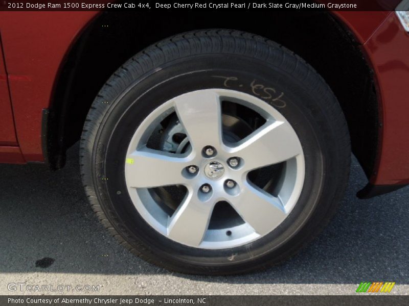 Deep Cherry Red Crystal Pearl / Dark Slate Gray/Medium Graystone 2012 Dodge Ram 1500 Express Crew Cab 4x4