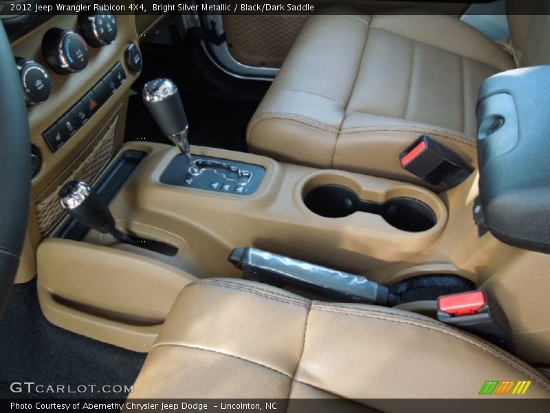 Bright Silver Metallic / Black/Dark Saddle 2012 Jeep Wrangler Rubicon 4X4