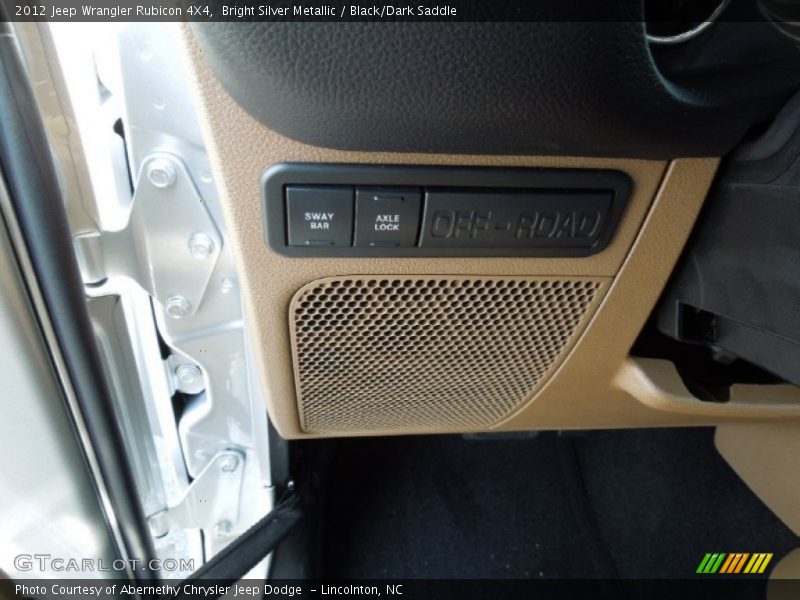Bright Silver Metallic / Black/Dark Saddle 2012 Jeep Wrangler Rubicon 4X4