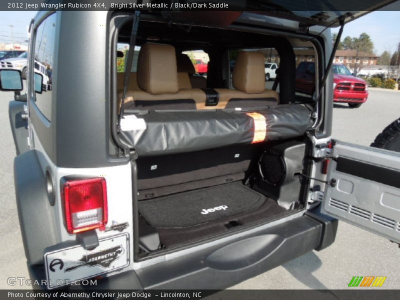Bright Silver Metallic / Black/Dark Saddle 2012 Jeep Wrangler Rubicon 4X4