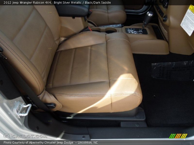 Bright Silver Metallic / Black/Dark Saddle 2012 Jeep Wrangler Rubicon 4X4