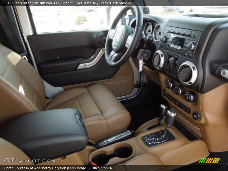  2012 Wrangler Rubicon 4X4 Black/Dark Saddle Interior