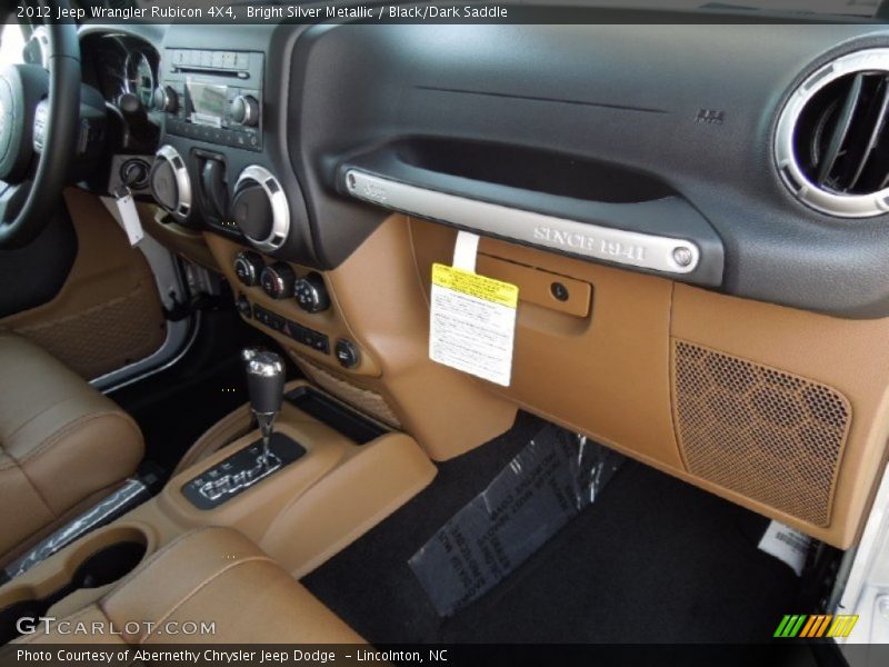 Dashboard of 2012 Wrangler Rubicon 4X4