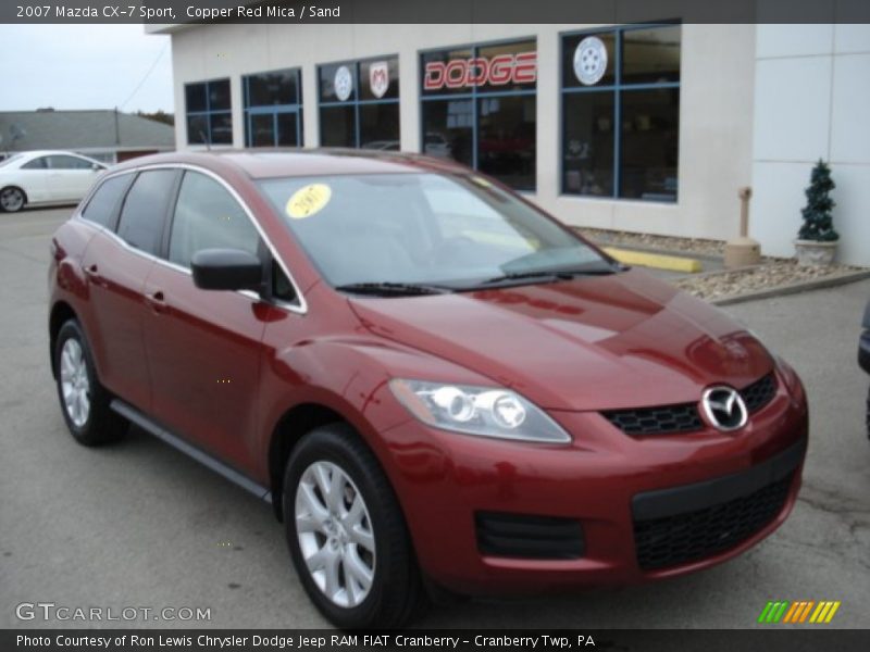 Copper Red Mica / Sand 2007 Mazda CX-7 Sport