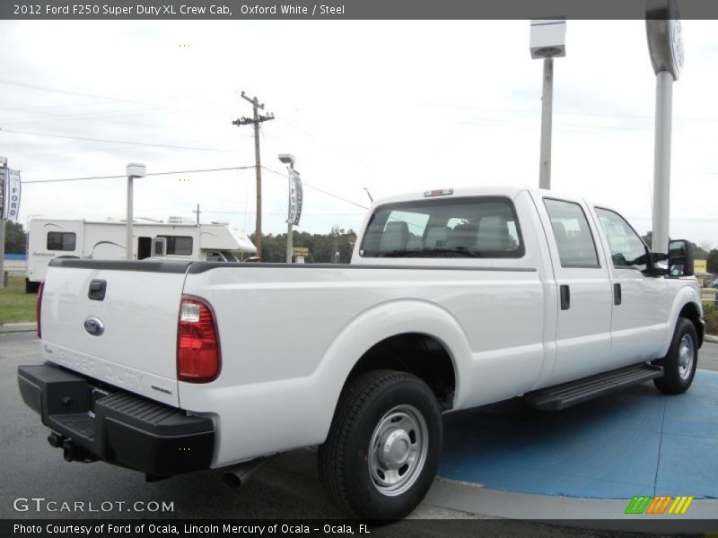 Oxford White / Steel 2012 Ford F250 Super Duty XL Crew Cab