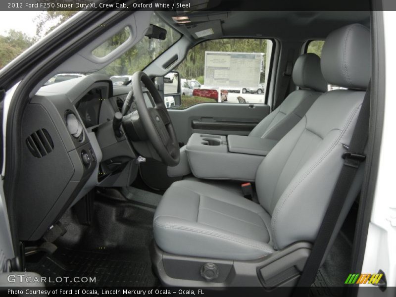  2012 F250 Super Duty XL Crew Cab Steel Interior