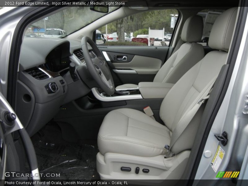 Ingot Silver Metallic / Medium Light Stone 2012 Ford Edge Limited