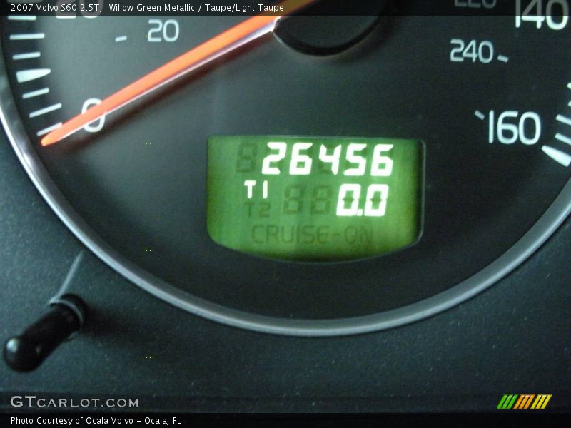 Willow Green Metallic / Taupe/Light Taupe 2007 Volvo S60 2.5T