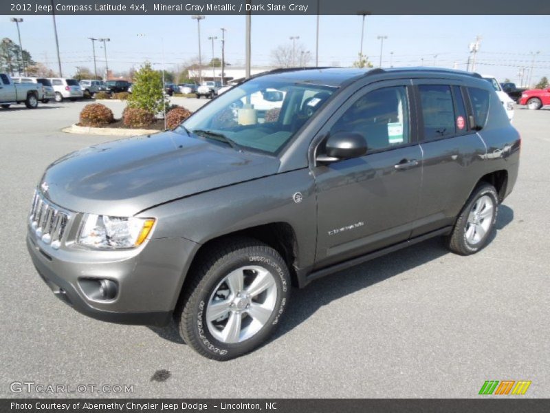 Mineral Gray Metallic / Dark Slate Gray 2012 Jeep Compass Latitude 4x4