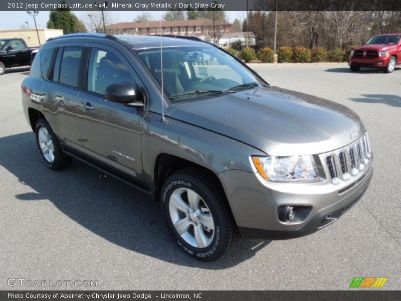 Mineral Gray Metallic / Dark Slate Gray 2012 Jeep Compass Latitude 4x4
