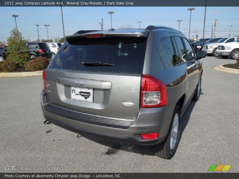Mineral Gray Metallic / Dark Slate Gray 2012 Jeep Compass Latitude 4x4
