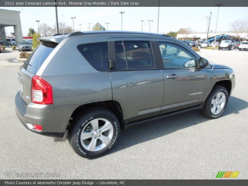 Mineral Gray Metallic / Dark Slate Gray 2012 Jeep Compass Latitude 4x4