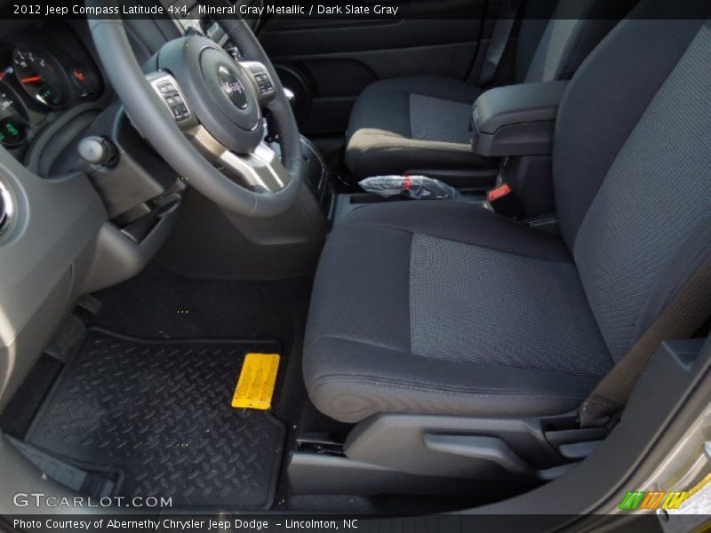 Mineral Gray Metallic / Dark Slate Gray 2012 Jeep Compass Latitude 4x4