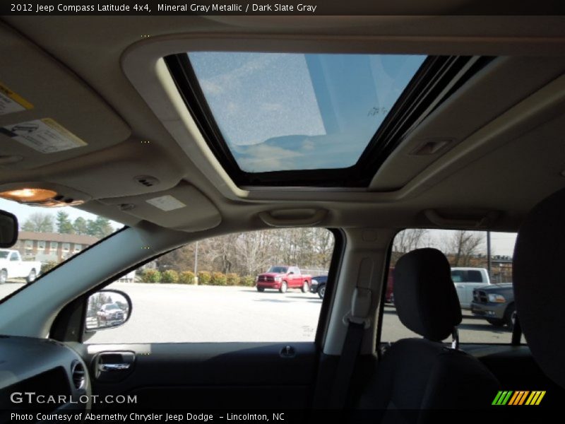 Mineral Gray Metallic / Dark Slate Gray 2012 Jeep Compass Latitude 4x4