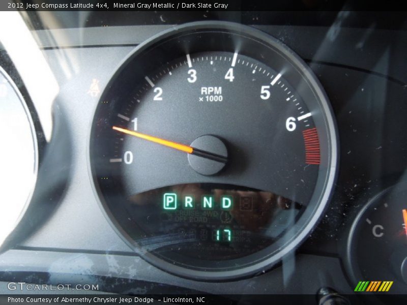 Mineral Gray Metallic / Dark Slate Gray 2012 Jeep Compass Latitude 4x4