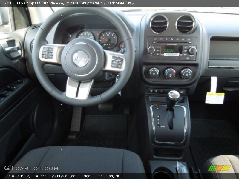 Mineral Gray Metallic / Dark Slate Gray 2012 Jeep Compass Latitude 4x4