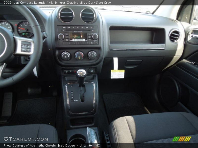Mineral Gray Metallic / Dark Slate Gray 2012 Jeep Compass Latitude 4x4