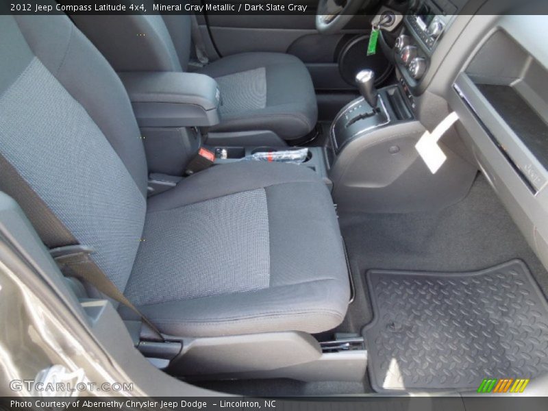 Mineral Gray Metallic / Dark Slate Gray 2012 Jeep Compass Latitude 4x4