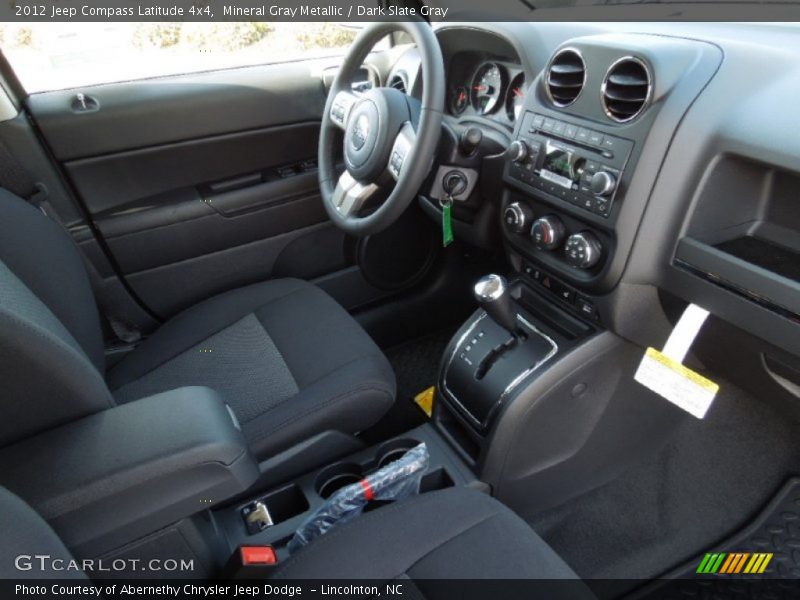 Mineral Gray Metallic / Dark Slate Gray 2012 Jeep Compass Latitude 4x4