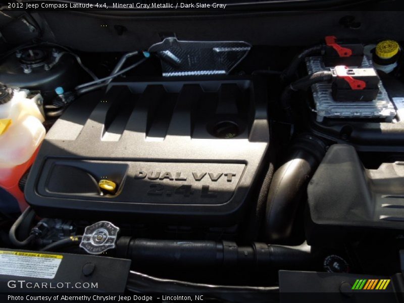 Mineral Gray Metallic / Dark Slate Gray 2012 Jeep Compass Latitude 4x4