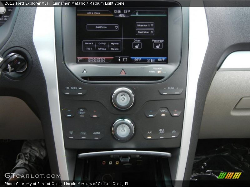 Controls of 2012 Explorer XLT