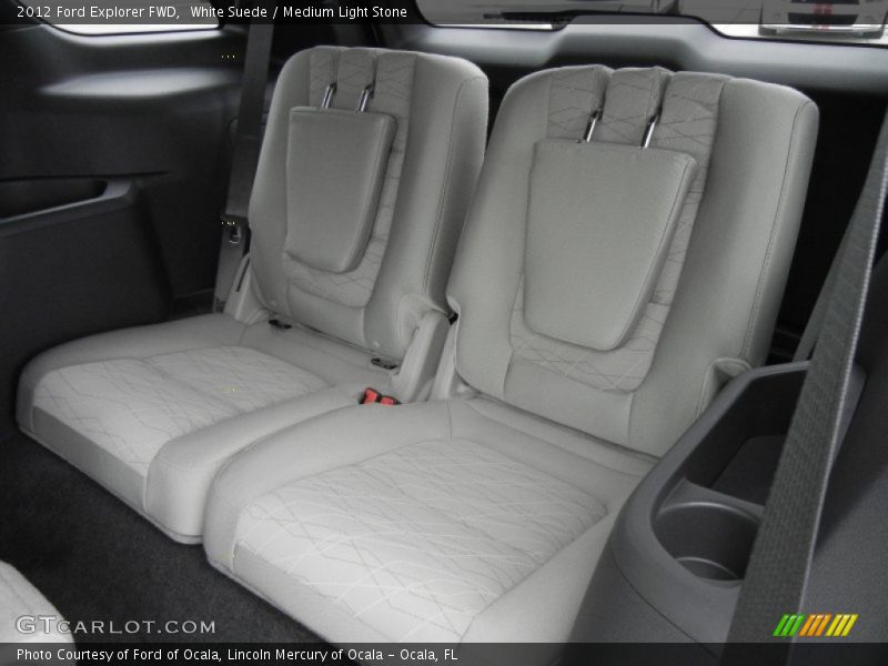 White Suede / Medium Light Stone 2012 Ford Explorer FWD