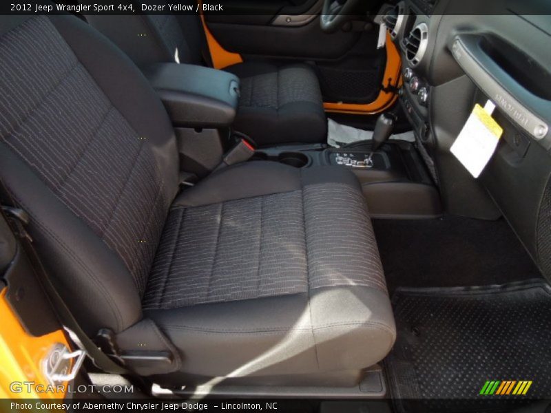 Dozer Yellow / Black 2012 Jeep Wrangler Sport 4x4