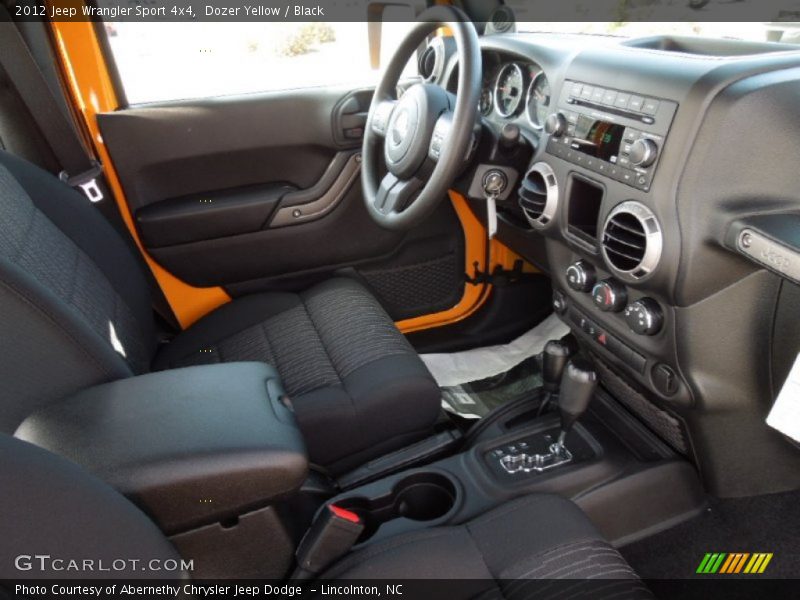 Dozer Yellow / Black 2012 Jeep Wrangler Sport 4x4